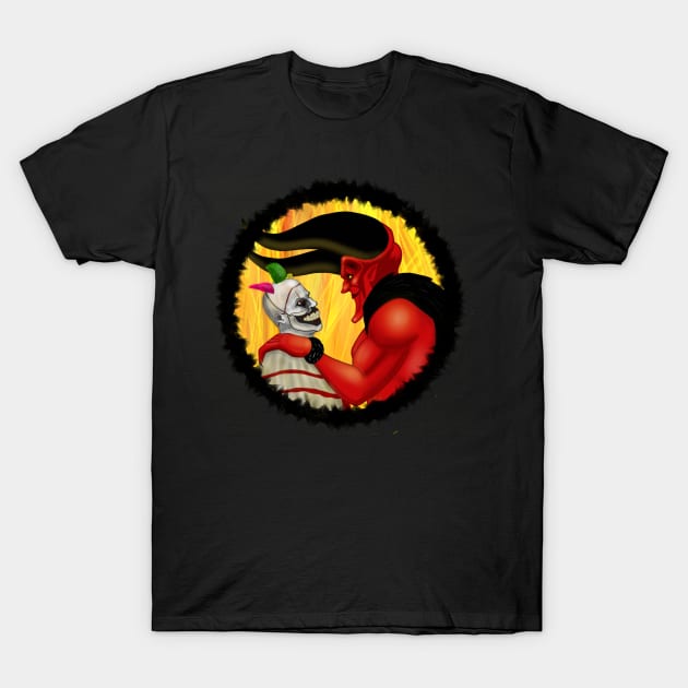 Twisty meets Darkness T-Shirt by AndrewKennethArt